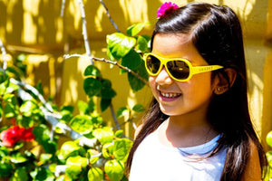 SHADEZ Kids Sunglasses Classics Yellow Junior: 3-7 years - ABRY Global