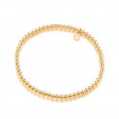 David Deyong Sterling Silver & Yellow Gold Plated Beads Elastic Bracelet - ABRY Global
