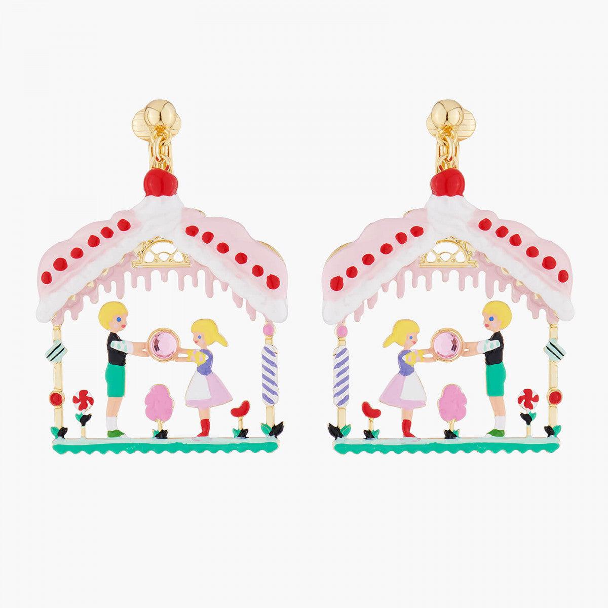 N2 BY LES NÉRÉIDES Hansel and gretel in the sweet house clip-on earrings - ABRY Global