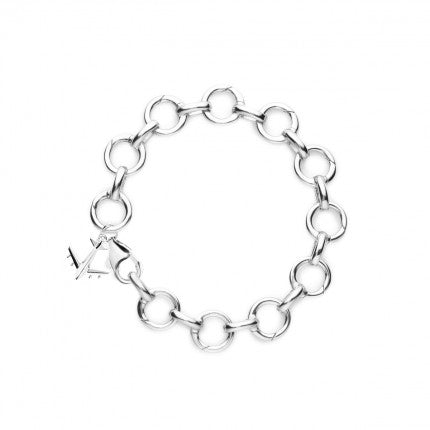 Infinity Link Charm Bracelet In 925 Solid Sterling Silver - ABRY Global