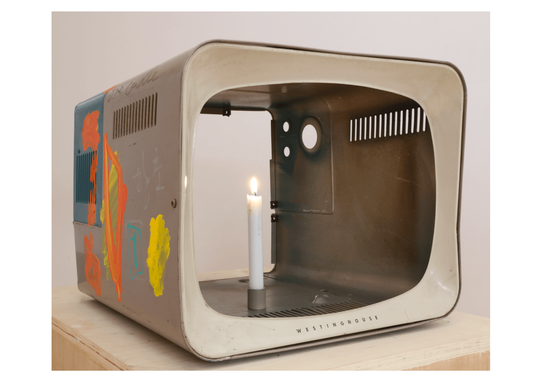 NAM JUNE PAIK ONE CANDLE POSTCARD - ABRY Global