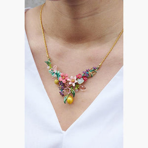 LES NÉRÉIDES Summer Scents Bouquet Collar Necklace - ABRY Global